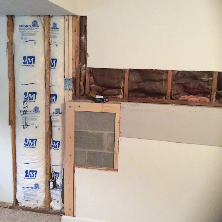 Wall insulation replacement during Structural Drying in West Haverstraw